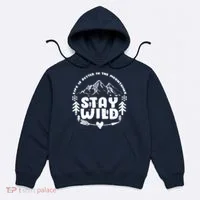 Life Is Better In The Mountains Stay Wild Hoodie thumb 0