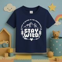 Life Is Better In The Mountains Stay Wild Toddler T-Shirt thumb 3