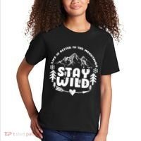 Life Is Better In The Mountains Stay Wild Kids T-Shirt thumb 2