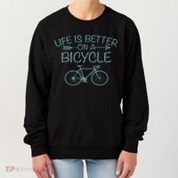 Life Is Better On A Bicycle Women's Sweatshirt thumb 0