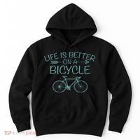 Life Is Better On A Bicycle Hoodie thumb 0