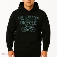 Life Is Better On A Bicycle Hoodie thumb 2