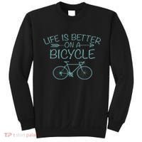 Life Is Better On A Bicycle Sweatshirt thumb 0