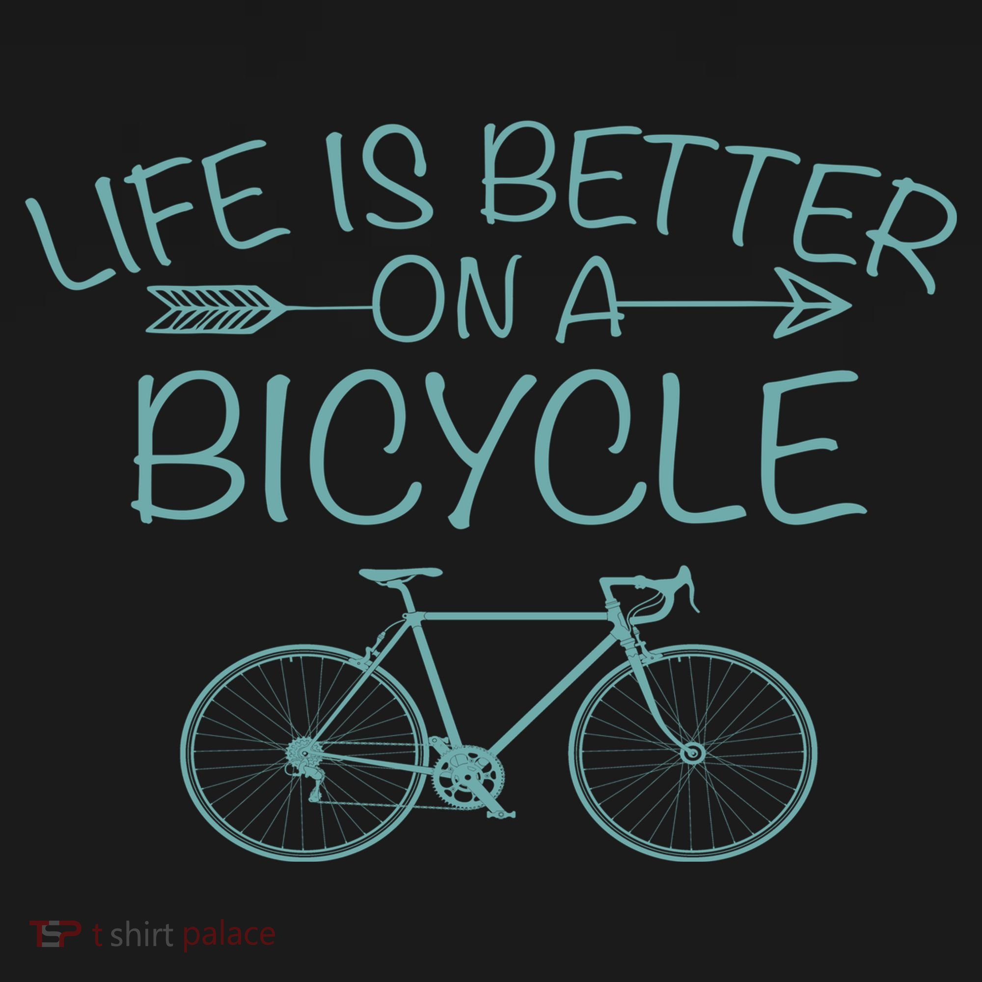 Life Is Better On A Bicycle Button