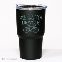 Life Is Better On A Bicycle Tumbler thumb 0