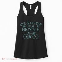 Life Is Better On A Bicycle Women's Tank Top thumb 0