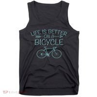 Life Is Better On A Bicycle Tank Top thumb 0