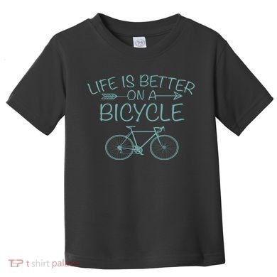 Life Is Better On A Bicycle Toddler T-Shirt
