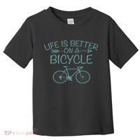 Life Is Better On A Bicycle Toddler T-Shirt thumb 0