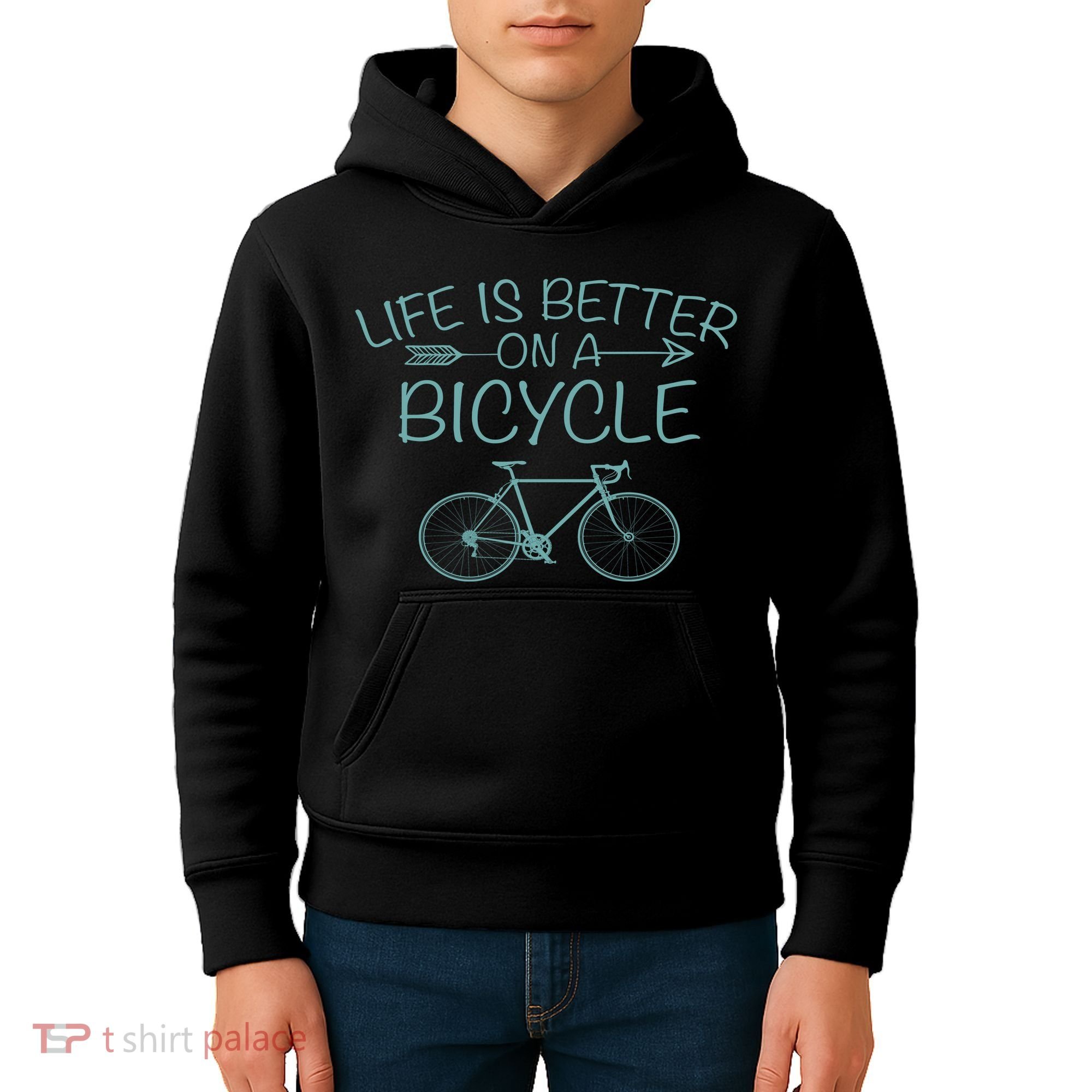 Life Is Better On A Bicycle Kids Hoodie