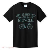 Life Is Better On A Bicycle Kids T-Shirt thumb 0