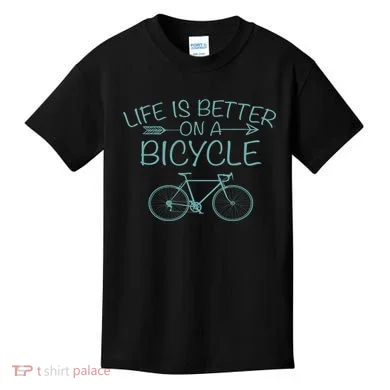 Life Is Better On A Bicycle Kids T-Shirt