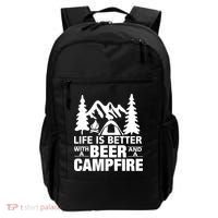 Life Is Better With A Beer And A Campfire Backpack thumb 0