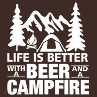 Life Is Better With A Beer And A Campfire Mousepad thumb 1