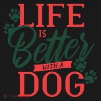 Life Is Better With A Dog Backpack thumb 2