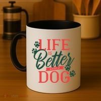Life Is Better With A Dog Coffee Mug thumb 4