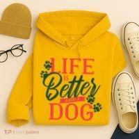 Life Is Better With A Dog Hoodie thumb 4