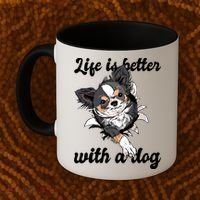 Life Is Better With A Dog Cute Coffee Mug thumb 2