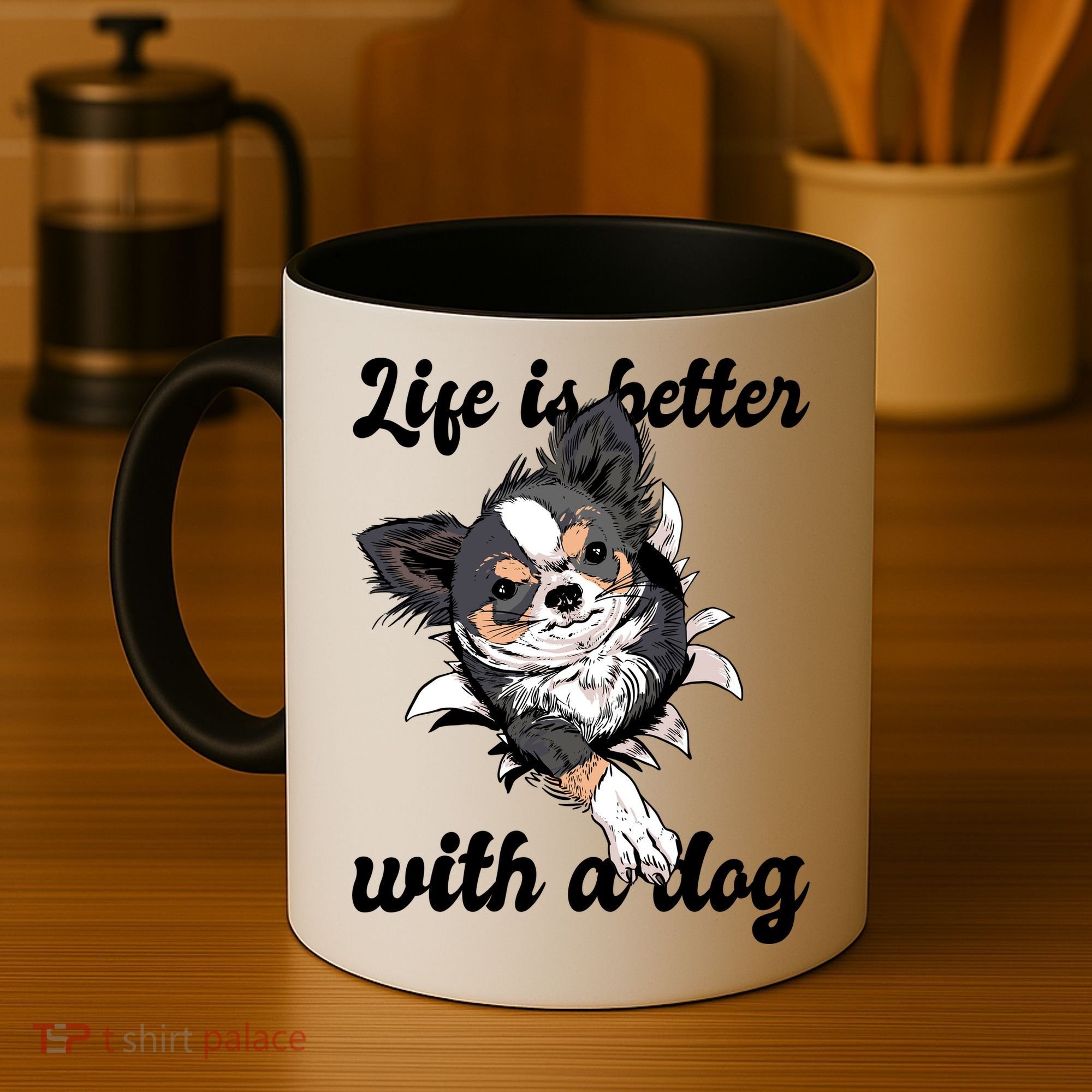 Life Is Better With A Dog Cute Coffee Mug