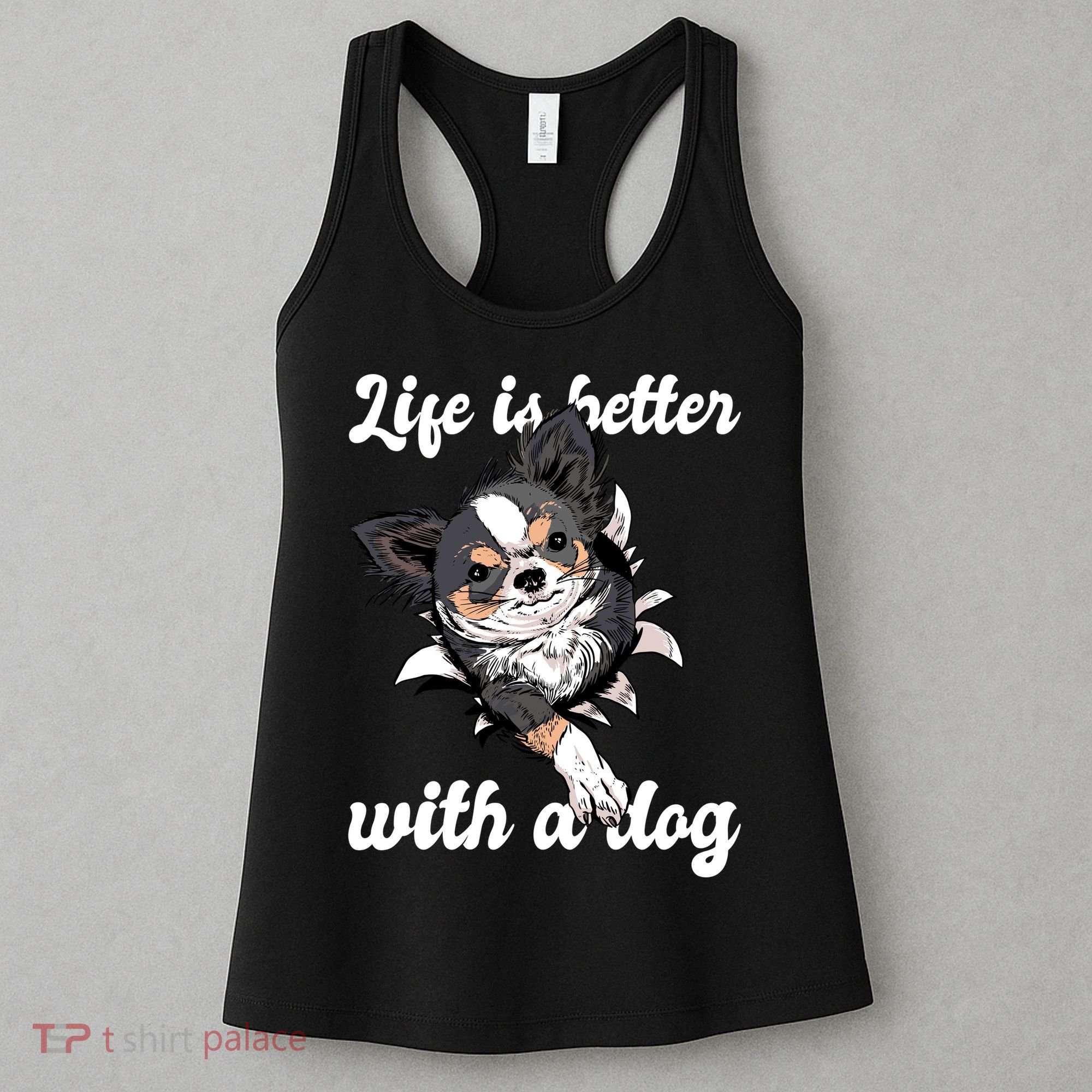 Life Is Better With A Dog Cute Women's Tank Top