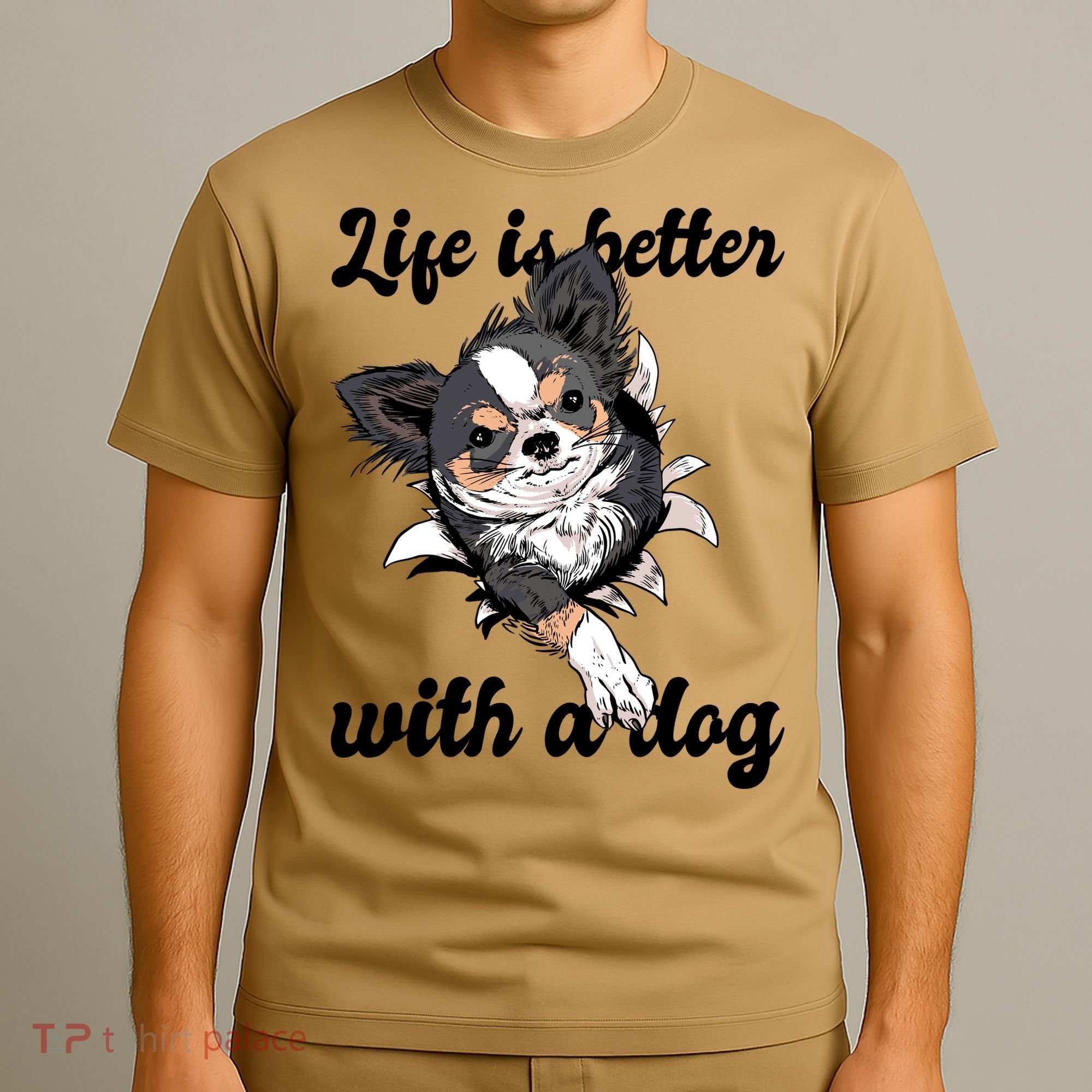 Life Is Better With A Dog Cute T-Shirt