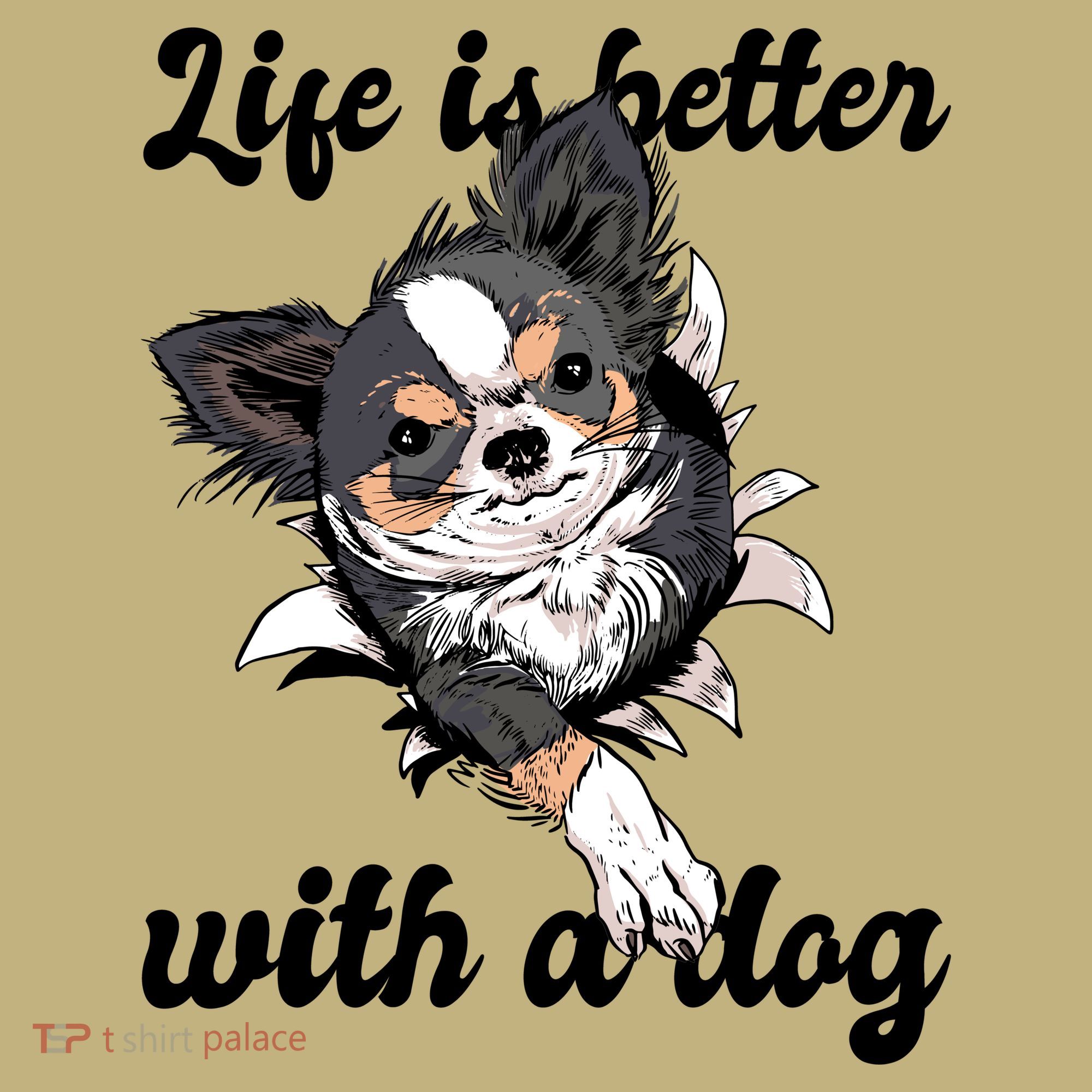 Life Is Better With A Dog Cute Polo