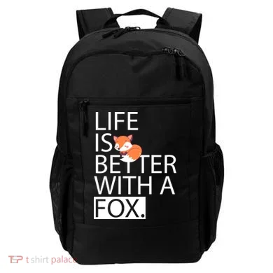 Life Is Better With A Fox Backpack
