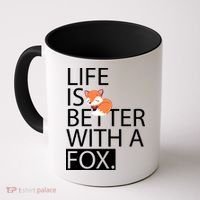 Life Is Better With A Fox Coffee Mug thumb 0