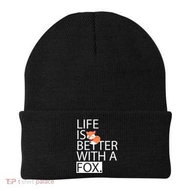 Life Is Better With A Fox Beanie
