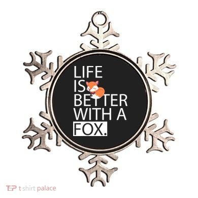 Life Is Better With A Fox Ornament