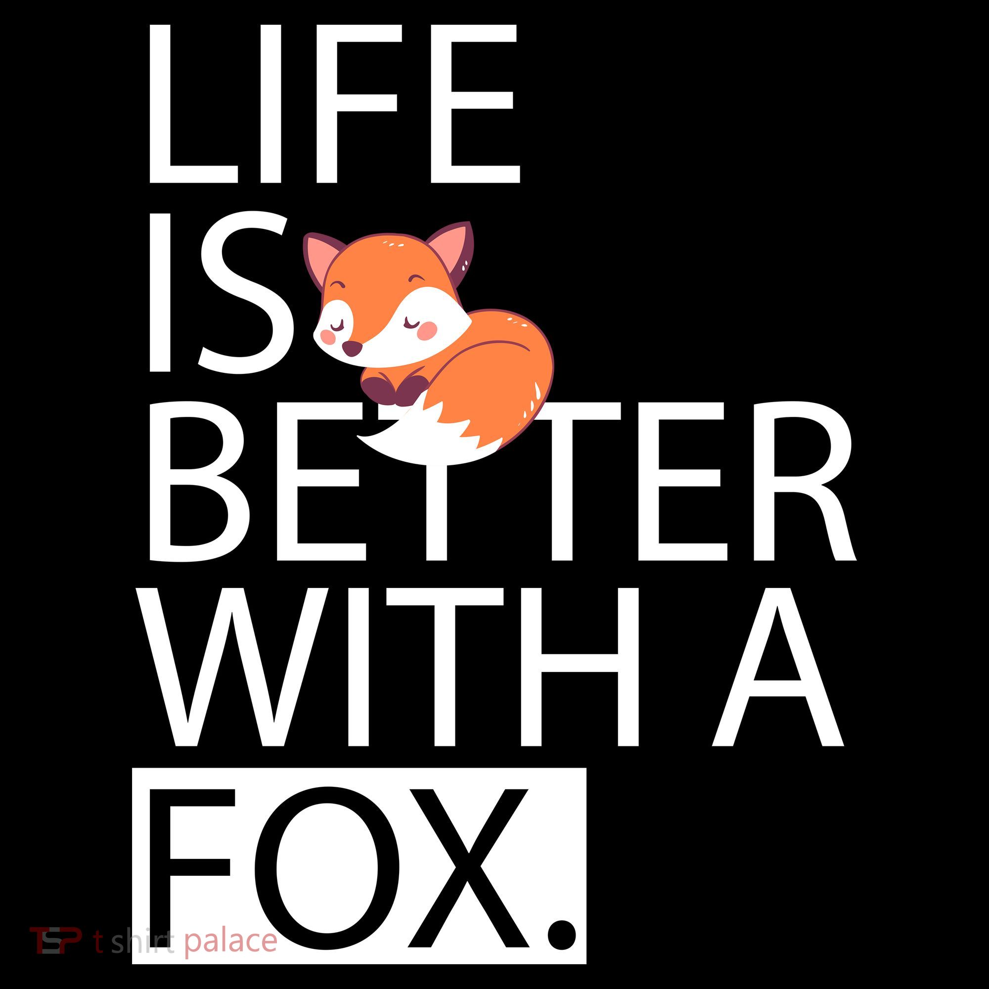 Life Is Better With A Fox Ornament
