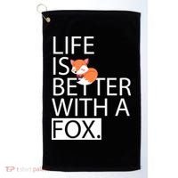 Life Is Better With A Fox Golf Towel thumb 0