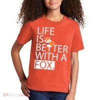 Life Is Better With A Fox Kids T-Shirt thumb 2