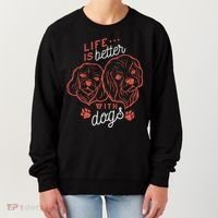 Life Is Better With Dogs Women's Sweatshirt thumb 0