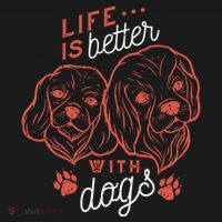 Life Is Better With Dogs Coaster thumb 2
