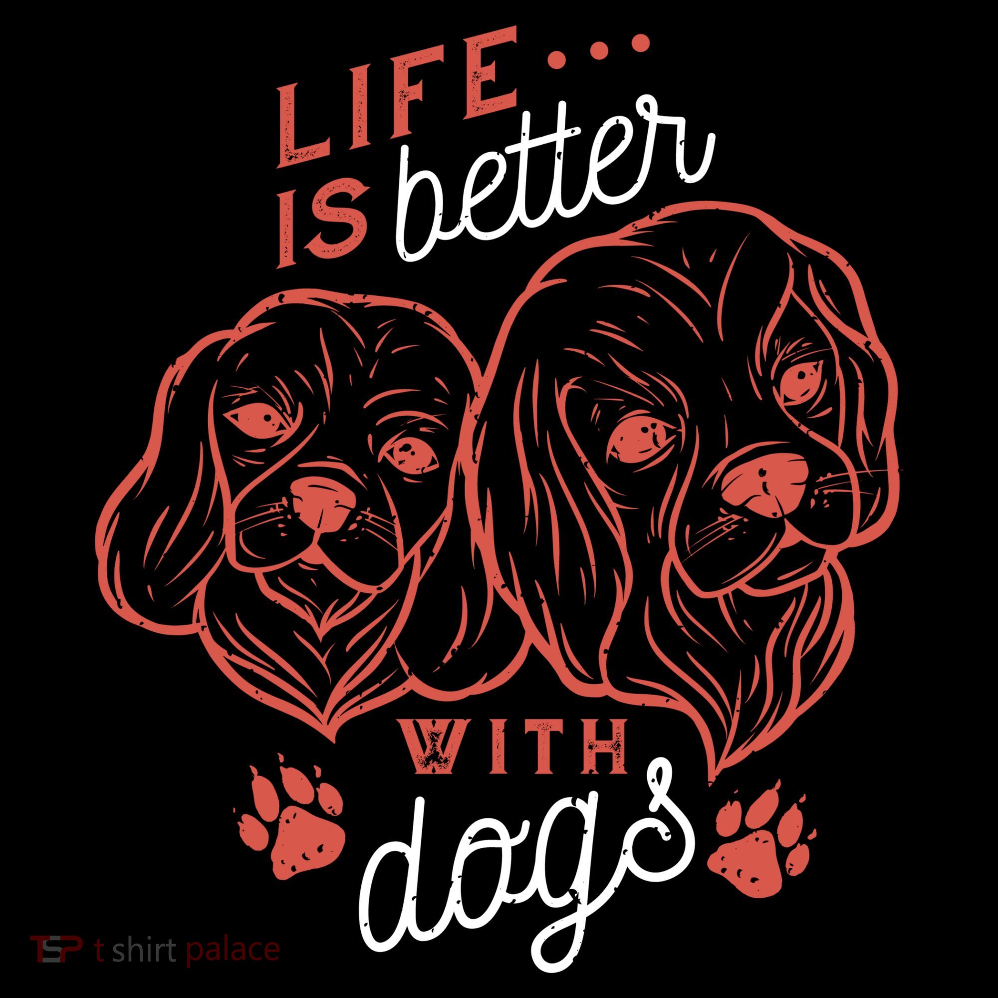 Life Is Better With Dogs Coaster