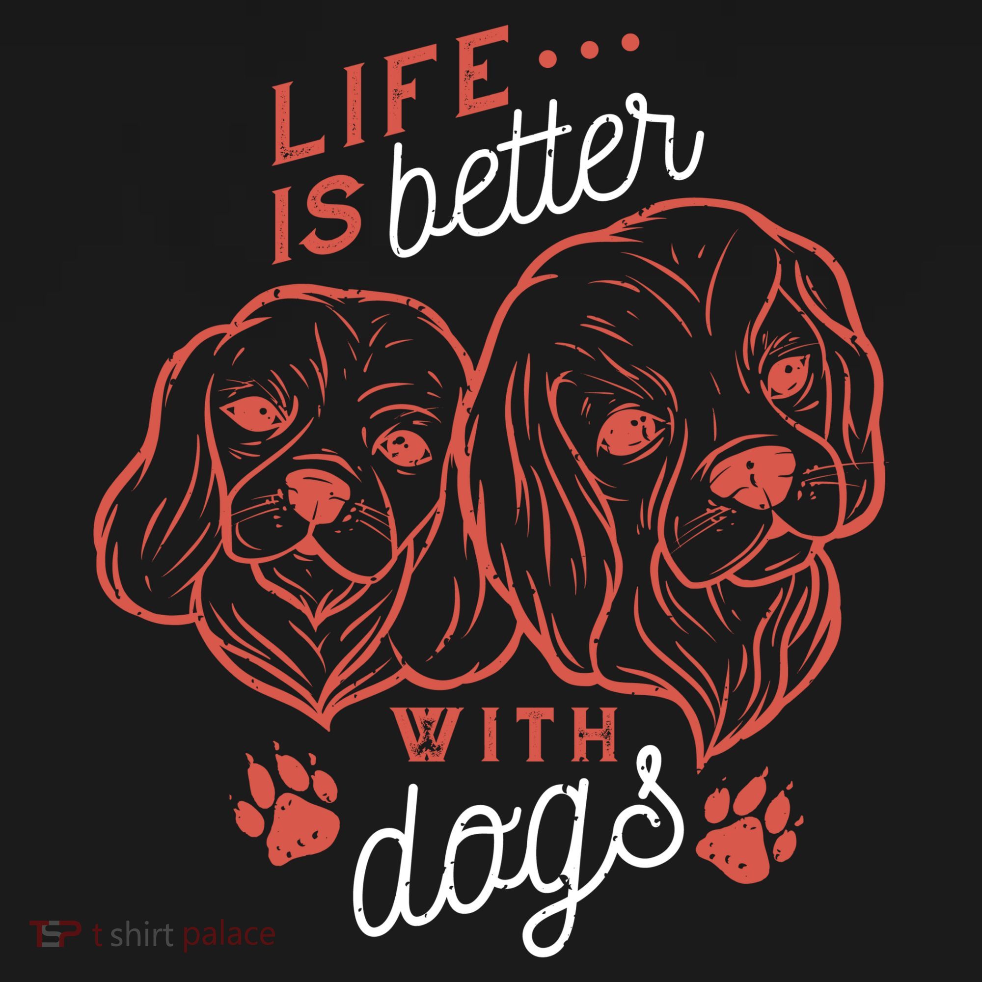 Life Is Better With Dogs Tote Bag