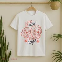 Life Is Better With Dogs T-Shirt thumb 2