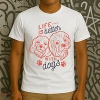 Life Is Better With Dogs T-Shirt thumb 3