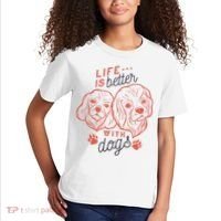 Life Is Better With Dogs Kids T-Shirt thumb 2