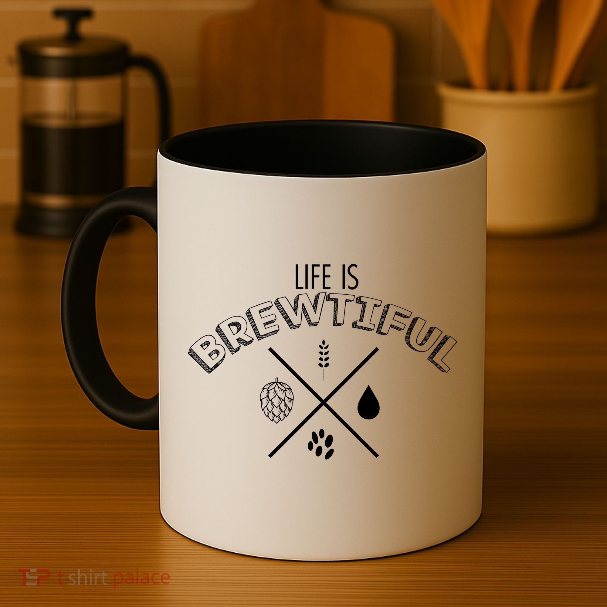 Life Is Brewtiful Coffee Mug