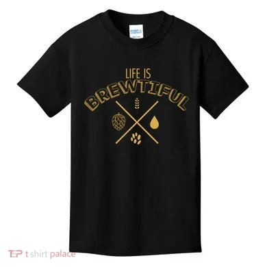 Life Is Brewtiful Kids T-Shirt