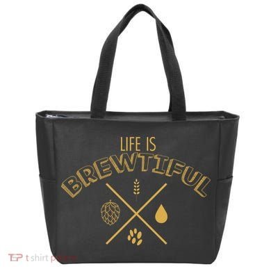 Life Is Brewtiful Tote Bag