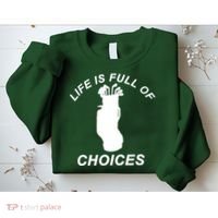 Life Is Full Of Choices Funny Golf Clubs Sweatshirt thumb 2