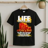 Life Is Full Of Risk Trucker T-Shirt thumb 2