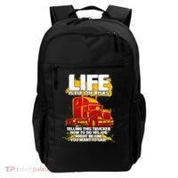 Life Is Full Of Risk Trucker Backpack thumb 0