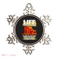 Life Is Full Of Risk Trucker Ornament thumb 0