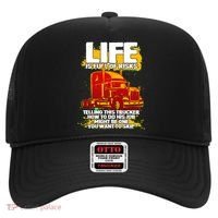 Life Is Full Of Risk Trucker Hat thumb 0