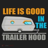 Life Is Good In The Trailer Hood Beanie thumb 2