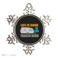 Life Is Good In The Trailer Hood Ornament thumb 0